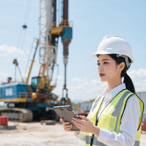 项目执行现场,团队成员在现场协调指挥,展现执行力与专业能力